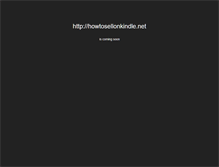 Tablet Screenshot of howtosellonkindle.net